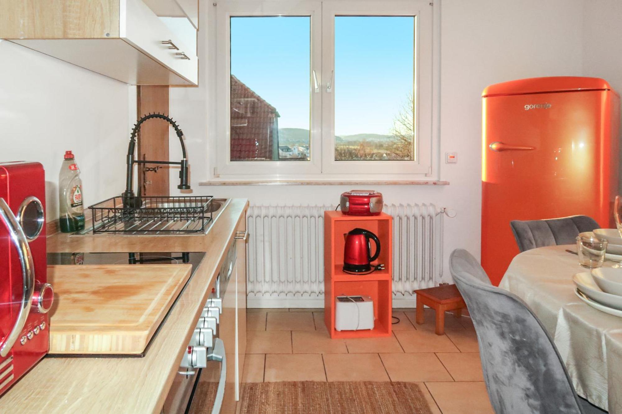 Homestay - Panoramablick Ueber Buedingen Luaran gambar